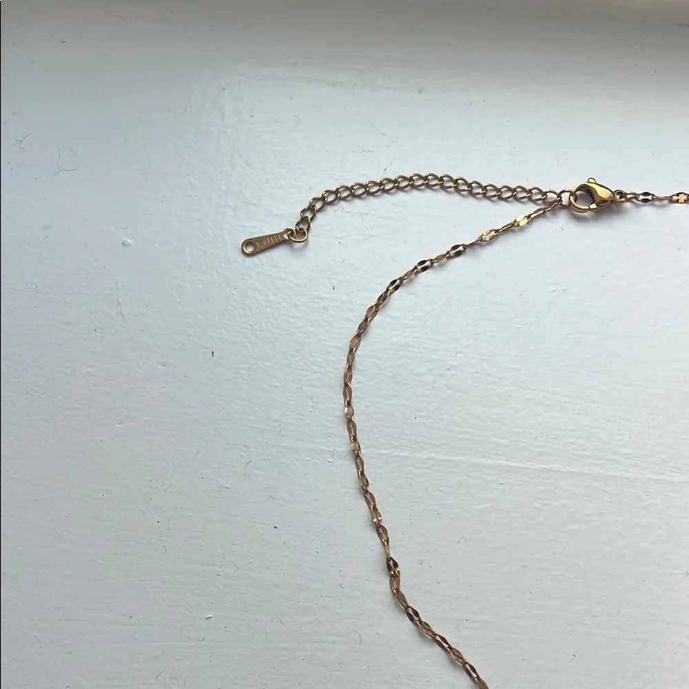 Gold Key Pendant‎ Necklace